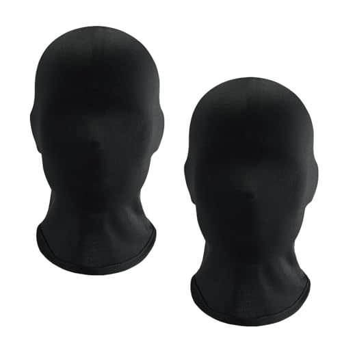 2Stück Vollgesichtsmaske Schwarze Halloween Masken Elastische Halloween Gesichtsmaske Atmungsaktive Gesichtslose Maske für Erwachsene Spandex Kopfmaske für HalloweenParty Kostüm Cosplay Karneval Event 2Stück Vollgesichtsmaske Schwarze Halloween Masken Elastische Halloween Gesichtsmaske Atmungsaktive Gesichtslose Maske für Erwachsene Spandex Kopfmaske für HalloweenParty Kostüm Cosplay Karneval Event von lokxmve