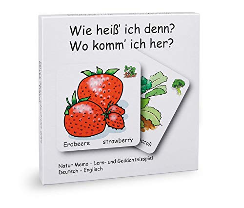Queenmew loodaloo Lernspiel für Kinder ab 3 Jahren. 72 Karten in Deutsch und Englisch. Fördert Lernen, Sprache und Wortschatz. von loodaloo