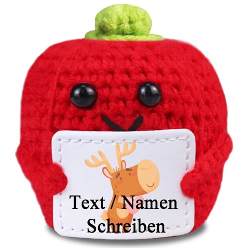 loongway Handgehäkelte Chili-Puppe - Personalisiertes Anti-Stress-Spielzeug für Teenager Büro & Festtagsgeschenke loongway Handgehäkelte Chili-Puppe - Personalisiertes Anti-Stress-Spielzeug für Teenager Büro & Festtagsgeschenke von loongway