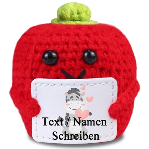 loongway Handgehäkelte Chili-Puppe - Personalisiertes Anti-Stress-Spielzeug für Teenager Büro & Festtagsgeschenke loongway Handgehäkelte Chili-Puppe - Personalisiertes Anti-Stress-Spielzeug für Teenager Büro & Festtagsgeschenke von loongway