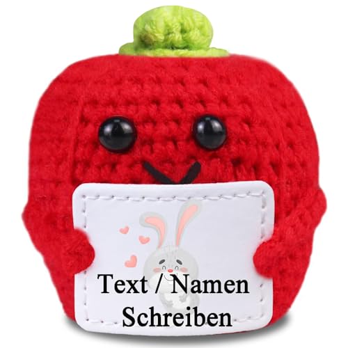 loongway Handgehäkelte Chili-Puppe - Personalisiertes Anti-Stress-Spielzeug für Teenager Büro & Festtagsgeschenke loongway Handgehäkelte Chili-Puppe - Personalisiertes Anti-Stress-Spielzeug für Teenager Büro & Festtagsgeschenke von loongway
