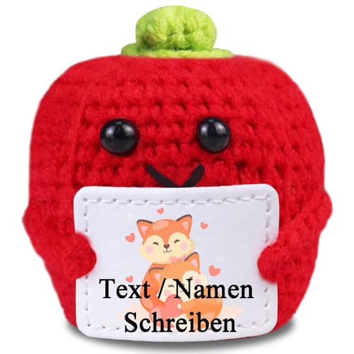 loongway Handgehäkelte Chili-Puppe - Personalisiertes Anti-Stress-Spielzeug für Teenager Büro & Festtagsgeschenke loongway Handgehäkelte Chili-Puppe - Personalisiertes Anti-Stress-Spielzeug für Teenager Büro & Festtagsgeschenke von loongway