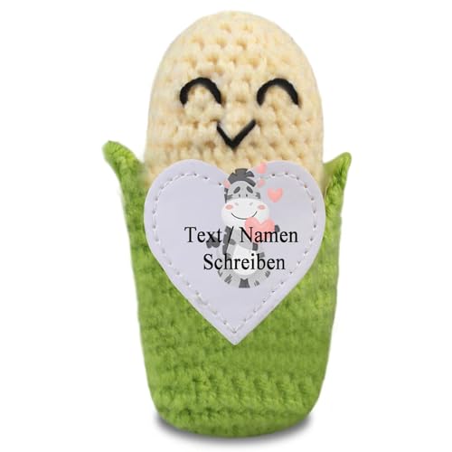 loongway Individuell Gehäkelte Maishäkelpuppe mit Holzsockel – Anti-Angst-Geschenk für Teenager und emotionale Festtagsüberraschung loongway Individuell Gehäkelte Maishäkelpuppe mit Holzsockel – Anti-Angst-Geschenk für Teenager und emotionale Festtagsüberraschung von loongway