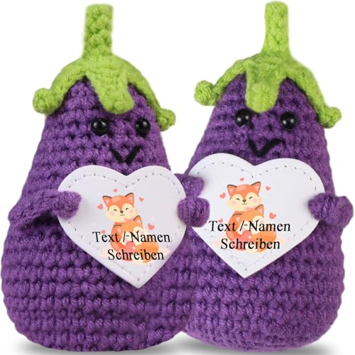 loongway Personalisierte Häkelaubergine als Emotionaler Begleiter – Kreative Bürodekoration und Anti-Stress-Geschenk für Jugendliche loongway Personalisierte Häkelaubergine als Emotionaler Begleiter – Kreative Bürodekoration und Anti-Stress-Geschenk für Jugendliche von loongway