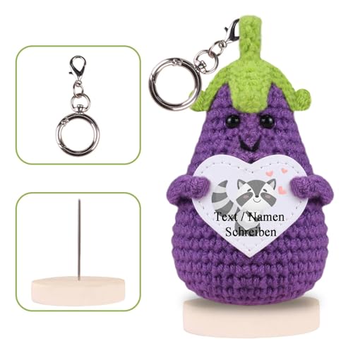 loongway Personalisierte Häkelaubergine als Emotionaler Begleiter – Kreative Bürodekoration und Anti-Stress-Geschenk für Jugendliche loongway Personalisierte Häkelaubergine als Emotionaler Begleiter – Kreative Bürodekoration und Anti-Stress-Geschenk für Jugendliche von loongway