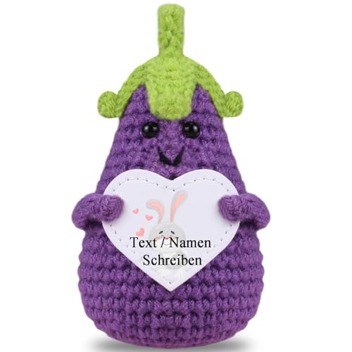loongway Personalisierte Häkelaubergine als Emotionaler Begleiter – Kreative Bürodekoration und Anti-Stress-Geschenk für Jugendliche loongway Personalisierte Häkelaubergine als Emotionaler Begleiter – Kreative Bürodekoration und Anti-Stress-Geschenk für Jugendliche von loongway