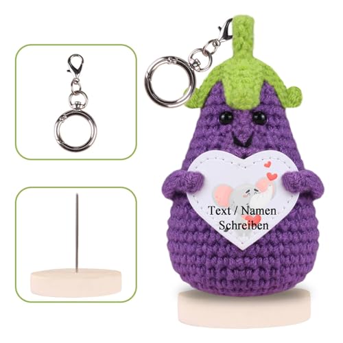 loongway Personalisierte Häkelaubergine als Emotionaler Begleiter – Kreative Bürodekoration und Anti-Stress-Geschenk für Jugendliche loongway Personalisierte Häkelaubergine als Emotionaler Begleiter – Kreative Bürodekoration und Anti-Stress-Geschenk für Jugendliche von loongway
