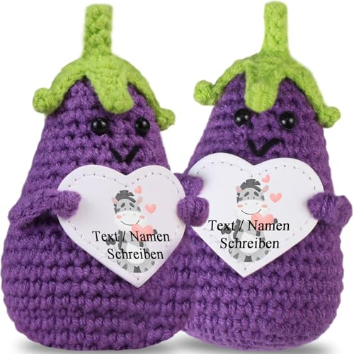 loongway Personalisierte Häkelaubergine als Emotionaler Begleiter – Kreative Bürodekoration und Anti-Stress-Geschenk für Jugendliche loongway Personalisierte Häkelaubergine als Emotionaler Begleiter – Kreative Bürodekoration und Anti-Stress-Geschenk für Jugendliche von loongway
