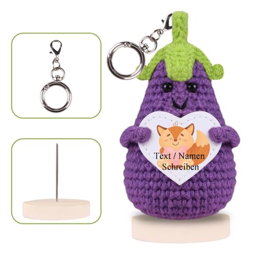 loongway Personalisierte Häkelaubergine als Emotionaler Begleiter – Kreative Bürodekoration und Anti-Stress-Geschenk für Jugendliche loongway Personalisierte Häkelaubergine als Emotionaler Begleiter – Kreative Bürodekoration und Anti-Stress-Geschenk für Jugendliche von loongway