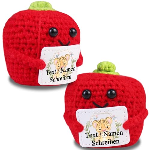 loongway Personalisierte Handgehäkelte Chili-Puppe - Anti-Stress Therapiespielzeug für Teenager Büro & Festtagsgeschenke loongway Personalisierte Handgehäkelte Chili-Puppe - Anti-Stress Therapiespielzeug für Teenager Büro & Festtagsgeschenke von loongway