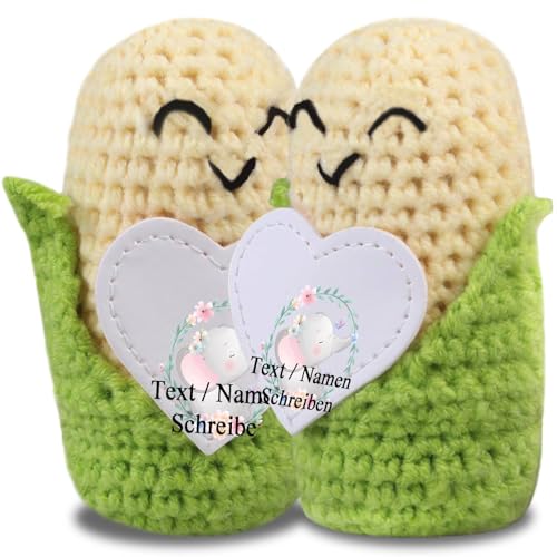 loongway Personalisierte Mais-Häkelfigur mit Holzsockel – Anti-Angst-Geschenk für Teenager und kreative Bürodekoration loongway Personalisierte Mais-Häkelfigur mit Holzsockel – Anti-Angst-Geschenk für Teenager und kreative Bürodekoration von loongway