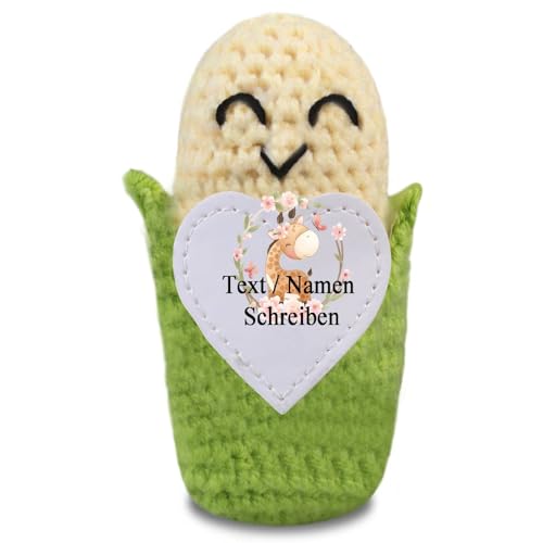 loongway Personalisierte Mais-Häkelfigur mit Holzsockel – Anti-Angst-Geschenk für Teenager und kreative Bürodekoration loongway Personalisierte Mais-Häkelfigur mit Holzsockel – Anti-Angst-Geschenk für Teenager und kreative Bürodekoration von loongway