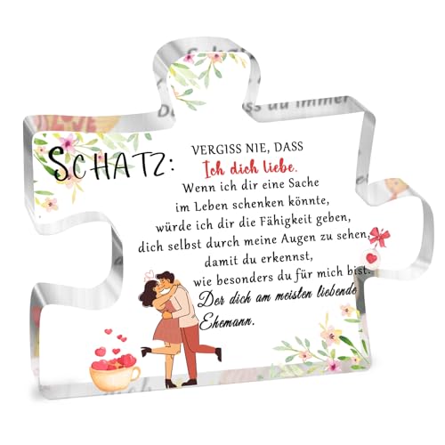 loongway Personalisierter Geschenk für Schwester Geburtstag, Geschenke für Frauen, Geschenke für Schwester, Acrylblock-Puzzle, Beste Schwester Geburtstagsgeschenk für Schweste loongway Personalisierter Geschenk für Schwester Geburtstag, Geschenke für Frauen, Geschenke für Schwester, Acrylblock-Puzzle, Beste Schwester Geburtstagsgeschenk für Schweste von loongway