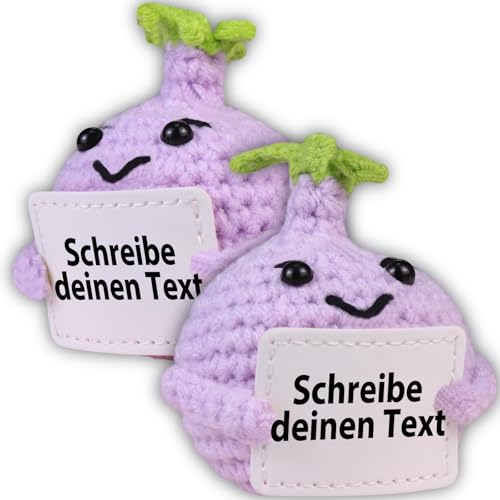 loongway Zwiebel-Design Häkelpuppe – Handgemachtes Strickkuscheltier aus PP-Baumwolle, Süßes Geschenk für Erwachsene & Kinder loongway Zwiebel-Design Häkelpuppe – Handgemachtes Strickkuscheltier aus PP-Baumwolle, Süßes Geschenk für Erwachsene & Kinder von loongway