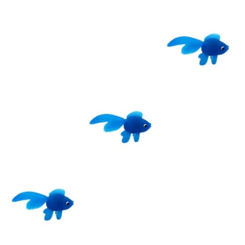 lopituwe 3 Satz von Umweltfreundliche Plastikfische für simulierte Goldfische in beweglichen Aquarien. Umweltfreundliche Materialien, blau, Blau 3Satz lopituwe 3 Satz von Umweltfreundliche Plastikfische für simulierte Goldfische in beweglichen Aquarien. Umweltfreundliche Materialien, blau, Blau 3Satz von lopituwe