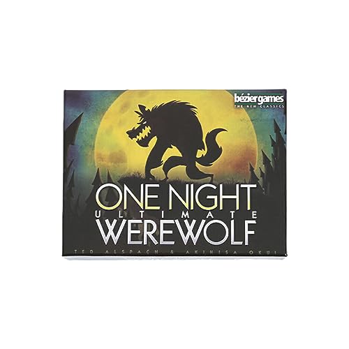 lopituwe Spielkarten, Haushaltsausgabe – Ergänzung zum Familienspielabend, One Night Werewolf Spielkarte, Pappbrett Spielspaßkarte von lopituwe