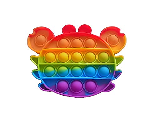 lordies Pop Spielzeug Antistress Popit Push It Pop Fidget Bubble Krebs Multicolor von lordies