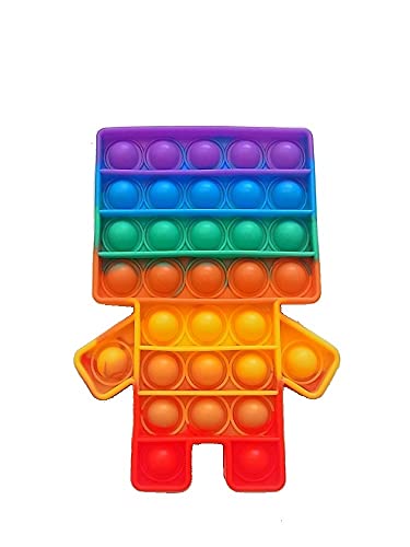 lordies Pop Spielzeug Antistress Popit Push It Pop Fidget Bubble Roboter Multicolor von lordies