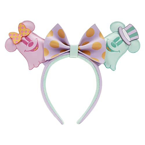 loungefly Disney Pastel Ghost Minnie and Mickey Ears Headband von loungefly