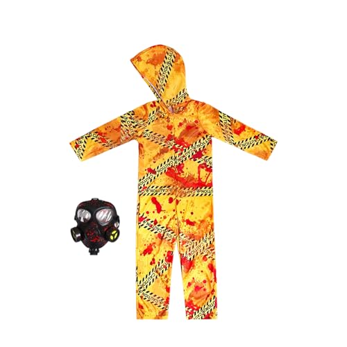 loyimioo Gelbes Halloween-Gefahrgut-Kostüm-Set mit Gasmaske, Entdecker, Rollenspiel-Kostüm-Set, Entfesseln Sie Ihren inneren Chemiker S loyimioo Gelbes Halloween-Gefahrgut-Kostüm-Set mit Gasmaske, Entdecker, Rollenspiel-Kostüm-Set, Entfesseln Sie Ihren inneren Chemiker S von loyimioo
