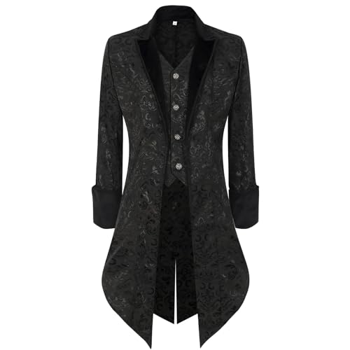 black-friday,Steampunk Kostüm Herren, Gehrock Jacke Cosplay Frack Steampunk Erwachsene Viktorianischen Faschingskostüme Gothic Mantel Karnevalskostüme Mittelalter Kostüm Renaissance Uniform black-friday,Steampunk Kostüm Herren, Gehrock Jacke Cosplay Frack Steampunk Erwachsene Viktorianischen Faschingskostüme Gothic Mantel Karnevalskostüme Mittelalter Kostüm Renaissance Uniform von lozssnigzi