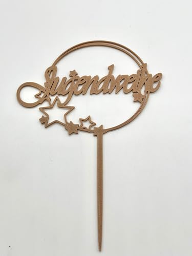 Jugendweihe Cake Topper Geburtstag Torten Stecker farbe Holz 13cm Jugendweihe Cake Topper Geburtstag Torten Stecker farbe Holz 13cm von lrsweetdesign