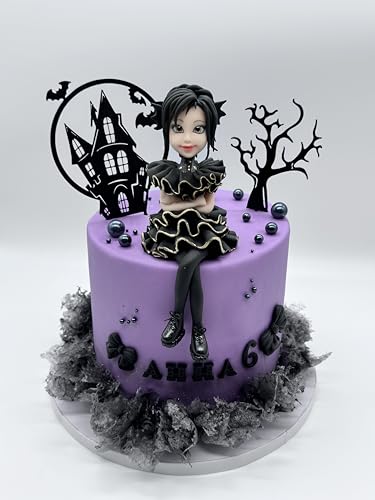 Wednesday, 2x stück Tortendeko Cake Topper Geburtstag Torten Stecker Silk schwarz Wednesday, 2x stück Tortendeko Cake Topper Geburtstag Torten Stecker Silk schwarz von lrsweetdesign