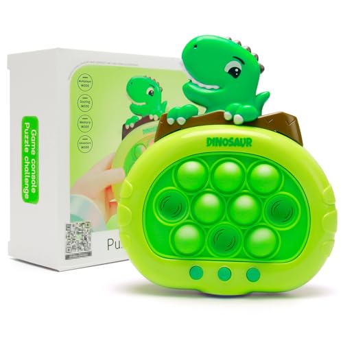 Pop It Elektronisches Spiel Quick Push Bubble Game Push Pop Fidget Toys Für Kinder Knopf Puzzle Game Lustiges Spielzeug Geschenk Für Kinder Und Erwachsene Bubble Stress (Dinosaurier) von lttorjf