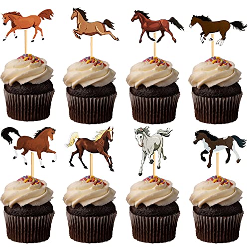 luckaide Tortendeko Pferd, 32 Stück Pferde Geburtstagsdeko,Cupcake Topper Pferd Kuchendeckel,für Kindergeburtstag Party Pferd Thema Party Deko,Geburtstagsfeiern zum Thema Pferderennen luckaide Tortendeko Pferd, 32 Stück Pferde Geburtstagsdeko,Cupcake Topper Pferd Kuchendeckel,für Kindergeburtstag Party Pferd Thema Party Deko,Geburtstagsfeiern zum Thema Pferderennen von luckaide