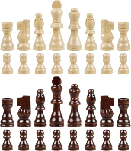 lulalula Wooden International Chess Pieces Set Replacement for 40cm Chess Board lulalula Wooden International Chess Pieces Set Replacement for 40cm Chess Board von lulalula