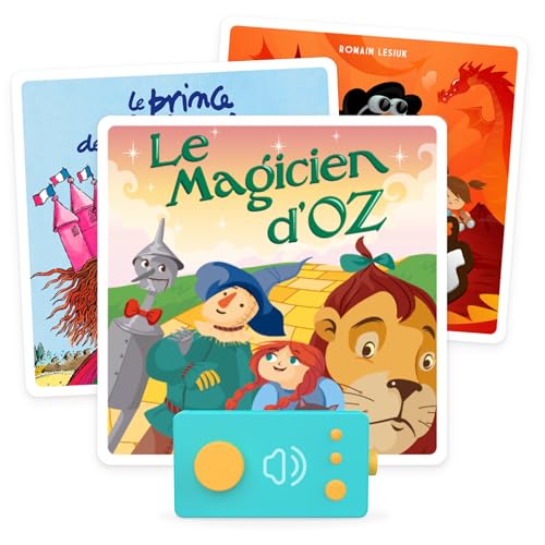 Lunii 3 Hörbücher für Kinder ab 5 Jahren, interaktive Geschichtenerzählerin Meine Zauberfabrik von Oz, Der Prinz von Motordu, Das Erwachen der Drachen – Pack 30, 4 Stunden Hören – Geschichtenbox, Lunii 3 Hörbücher für Kinder ab 5 Jahren, interaktive Geschichtenerzählerin Meine Zauberfabrik von Oz, Der Prinz von Motordu, Das Erwachen der Drachen – Pack 30, 4 Stunden Hören – Geschichtenbox, von lunii