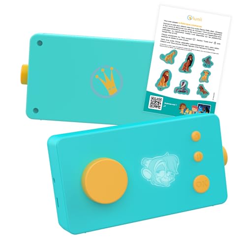 Lunii – Interaktive Geschichtenerzählerin Meine Geschichtenfabrik – Modell 3 – Sonderedition in Partnerschaft mit Disney – Interaktive Geschichtenerzählerin für Kinder ab 3 Jahren – Geschichtenbox von lunii