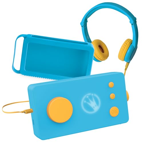 Lunii - Set Meine blaue Geschichtenfabrik und Kopfhörer Audio blau und blaue Hülle – Geschichtenbox + Kinderhelm + Schutzhülle + 2,5 Stunden Geschichten, die zum Herunterladen enthalten sind Lunii - Set Meine blaue Geschichtenfabrik und Kopfhörer Audio blau und blaue Hülle – Geschichtenbox + Kinderhelm + Schutzhülle + 2,5 Stunden Geschichten, die zum Herunterladen enthalten sind von lunii
