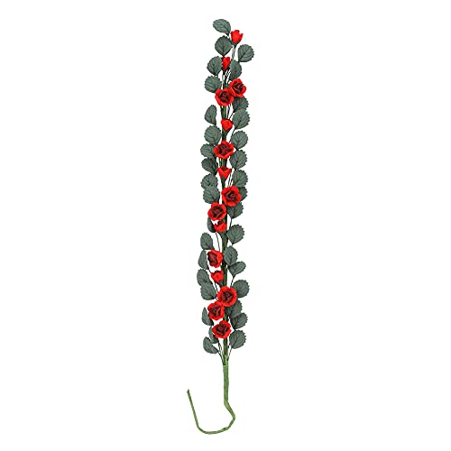 1:12 Mini Dollhouse Gartenszene Rose String Eil ﻿ (Red) von lvifloae