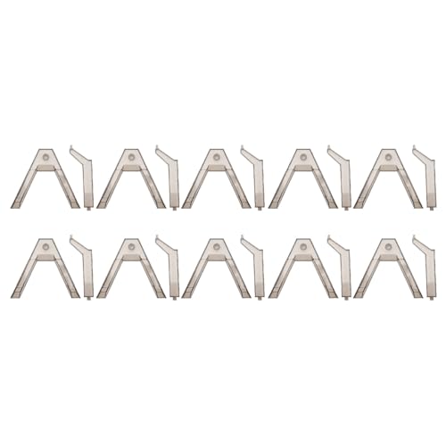 10pcs Action Abbildung Anzeigeständer Kunststoff Flexible Figurenständer Basis Flexible Anzeige Design für SD BB HG 1/144 Skala (Schwarz) von lvifloae