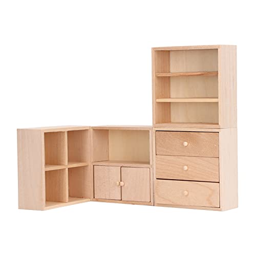 4 PCs 1/12 Puppenhaus Schrank Set Einfaches Design Praktische lebensbedingte Miniatur -Holzpuppenhaus Möbelschrank Miniatur Holz Puppenhausmöbelschrank 4 PCs 1/12 Puppenhaus Schrank Set Einfaches Design Praktische lebensbedingte Miniatur -Holzpuppenhaus Möbelschrank Miniatur Holz Puppenhausmöbelschrank von lvifloae