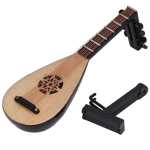 lvifloae Chinesisches Pipa-Modell, Vintage-Stil, Dekoration, Simulation Pipa, Saiteninstrument, Miniatur-Musikinstrument lvifloae Chinesisches Pipa-Modell, Vintage-Stil, Dekoration, Simulation Pipa, Saiteninstrument, Miniatur-Musikinstrument von lvifloae