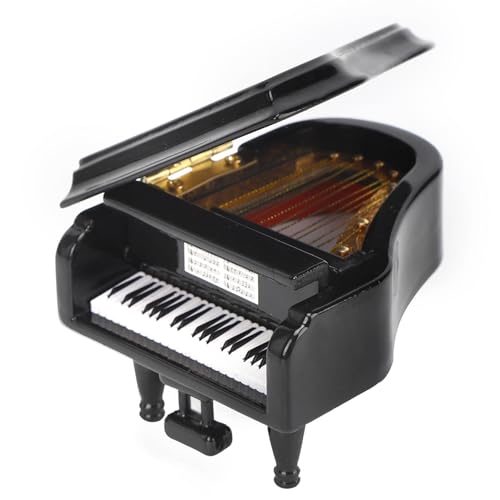 Handgefertigtes Miniatur -Musikinstrument 8cm Klaviermodell Ornament Basswood Miniatur Klavier Mini Mode und einzigartige Modell Instrument Ornamente von lvifloae