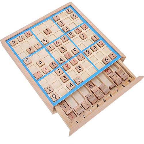 Holz Sudoku Schach logisches Denken mit numerischen Argumentation Spiel ist EIN hochwertiges Kinderspielzeug für Erwachsene, um die Konzentrationskraft zu verbessern von lvifloae