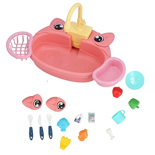 Küchenspüle Spielzeugset Interaktives Treat Kitchen Sink Spielzeug simuliert Szenarien im wirklichen Leben und hilft Babys, Objekte zu identifizieren, die für Kinder ab 3 Jahren Küchenspüle Spielzeugset Interaktives Treat Kitchen Sink Spielzeug simuliert Szenarien im wirklichen Leben und hilft Babys, Objekte zu identifizieren, die für Kinder ab 3 Jahren von lvifloae