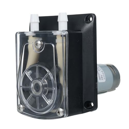 Peristaltische Pumpe große Frequenzdosierpumpe für Aquariumlabor DC 24 V 1500 ml/min 2 Rollen Pharmed BPT -Rohr (24 V) von lvifloae