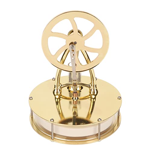 Stirling Motor Motormotor Gold Einfacher Geräusch Stirling Scientific Physical Model Science Experiment Spielzeug für mechanische Fähigkeiten ﻿ von lvifloae