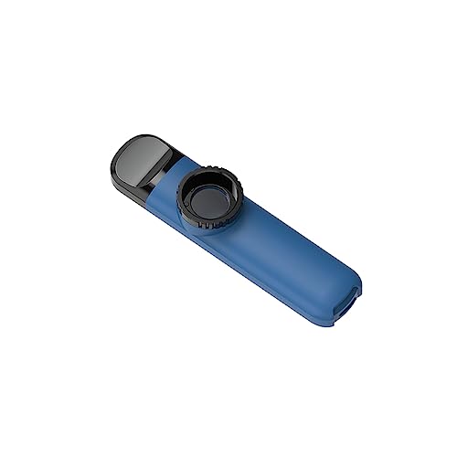 Tragbares Kazoo Instrument Abs Kazoo Flöte mit 8pcs Membrane Großartig klingt leicht zu Lernen musikalisch Kazoo lustige Instrumente für Erwachsene Kinder Anfänger, einzigartig (Blau) von lvifloae