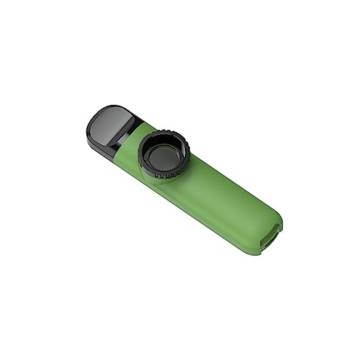 Tragbares Kazoo Instrument Abs Kazoo Flöte mit 8pcs Membrane Großartig klingt leicht zu Lernen musikalisch Kazoo lustige Instrumente für Erwachsene Kinder Anfänger, einzigartig (Grün) von lvifloae