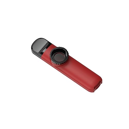 Tragbares Kazoo Instrument Abs Kazoo Flöte mit 8pcs Membrane Großartig klingt leicht zu Lernen musikalisch Kazoo lustige Instrumente für Erwachsene Kinder Anfänger, einzigartig (Rot) von lvifloae