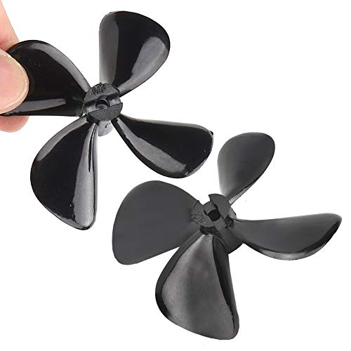 lvifloae (2 PCs Mini Lüfter Elektrische RC -Bootspropeller Kunststoff für Drohnenmodellboote, Fischerboot -Propellerzubehör 4 Blade Propeller von lvifloae