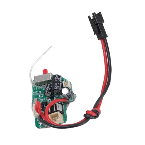 lvifloae 1:18 Fernbedienungsauto-ESC-Empfänger, Kunststoff, Ersatz-RC-Autozubehör, Empfänger, ESC-Elektronikplatine für HS 18301 18302 18303 18304 18311 18312 18313 18314 von lvifloae