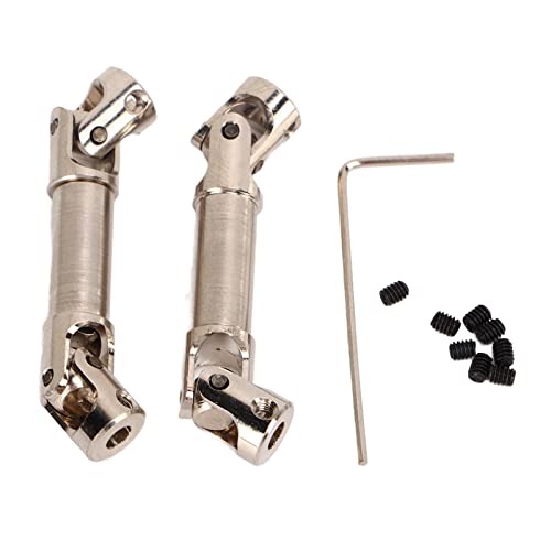 lvifloae 2PCS RC -Autoantriebswelle, Hochfestigkeit Stahlstruktur RC -Auto -Upgrades für FMS FCX24 1/24 Kletterauto FCX24 Upgrades von lvifloae