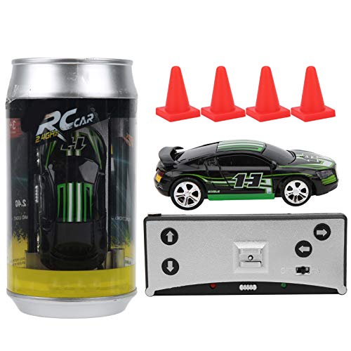 lvifloae 3 x 1,3 x 0,8 Zoll Mini-RC-Auto mit Dosenbox, Leistungssensor, Vierwege-Fernsteuerung, Rennauto, APP, Dual-Mode-Kinderspielzeug (schwarz) (Automatische Lieferung mit Batterie) (Schwarz) von lvifloae
