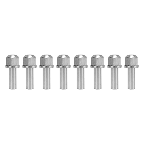 lvifloae 8 PCS RC WHRED -Hub -Strecke Stahlstahl Hochfestigkeit HEX RC Rad Hub Extension Adapter Adapter -Adapter -Verlängerungssäulen für axiale SCX10 20mm/0,8 Zoll (25mm) von lvifloae